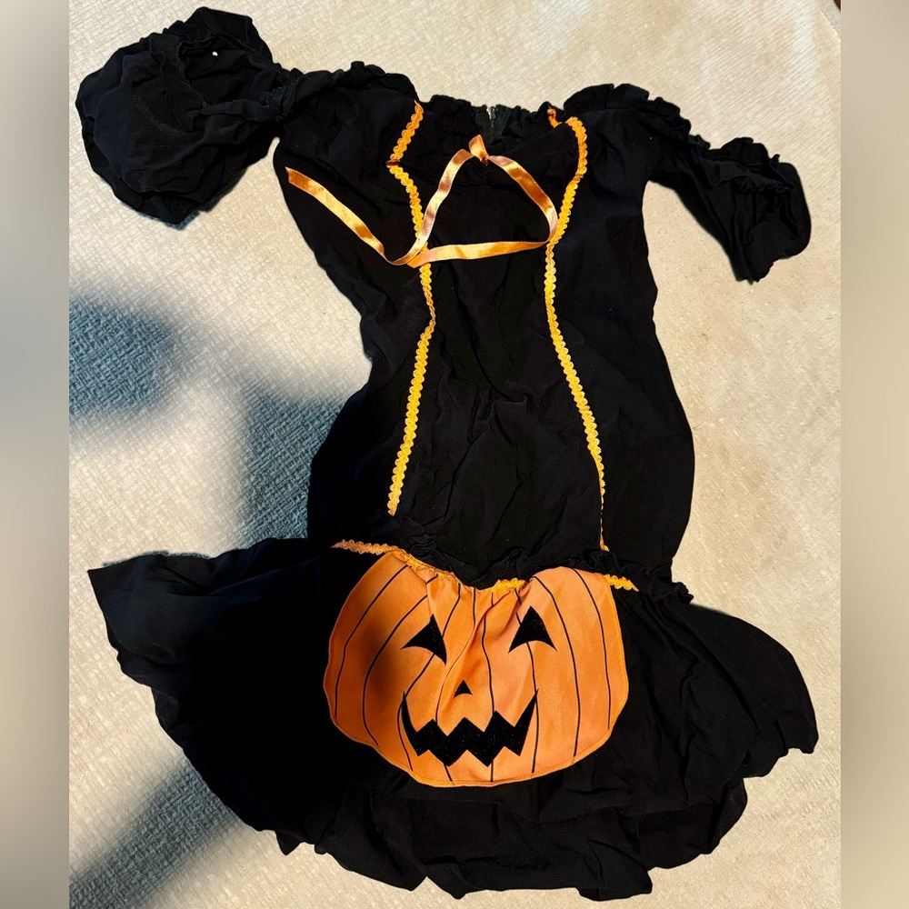 Sexy pumpkin Halloween costume dress